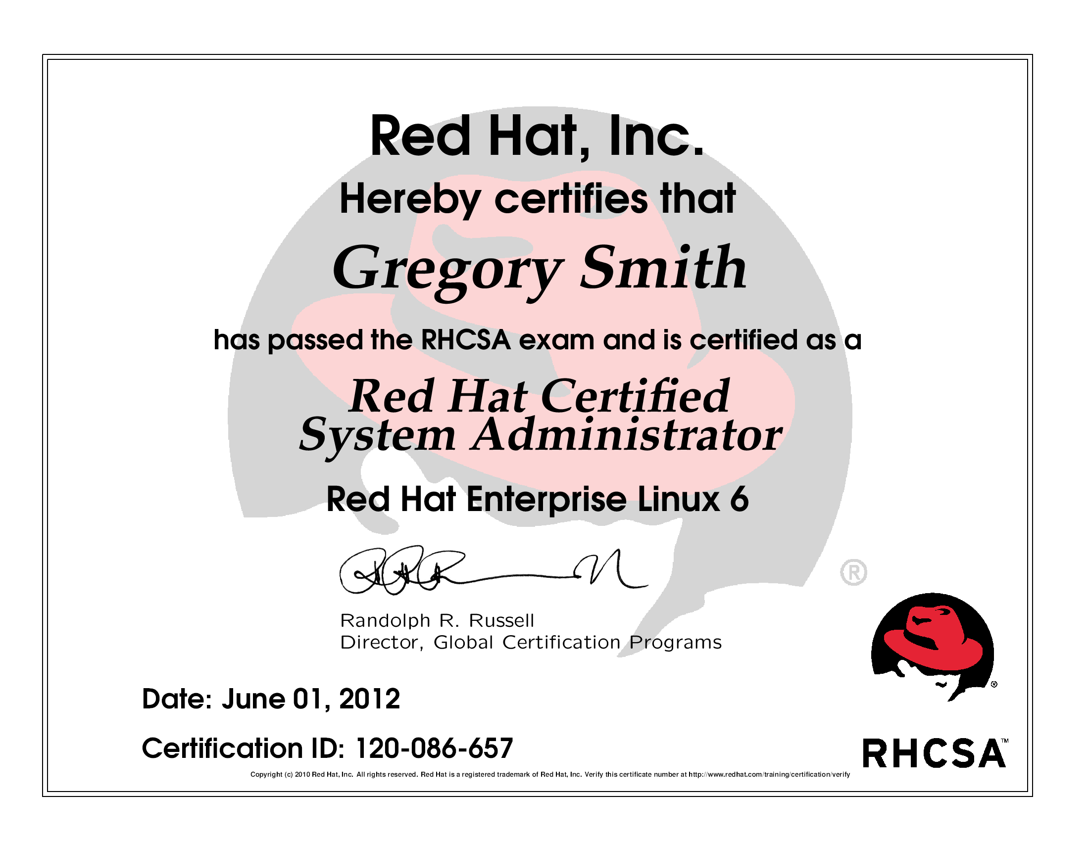 Red Hat RHCSA